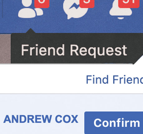 Friend Request by Andrew Cox